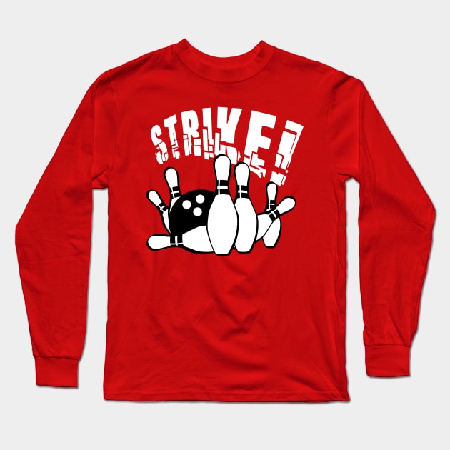 Strike! Long Sleeve T-Shirt by LefTEE Designs